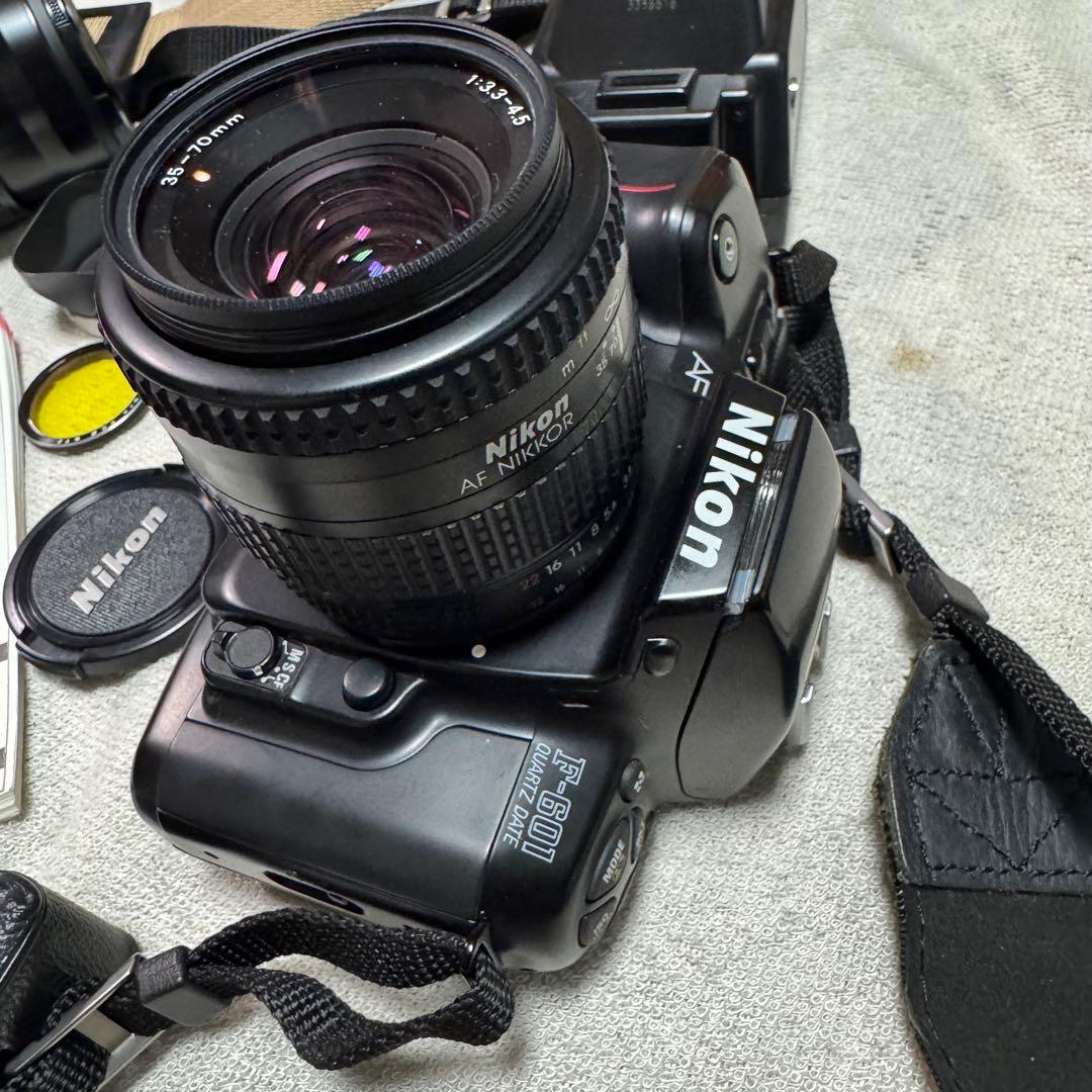 Nikon F-601 レンズ2本 SB-22付き フィルム一眼レフセット